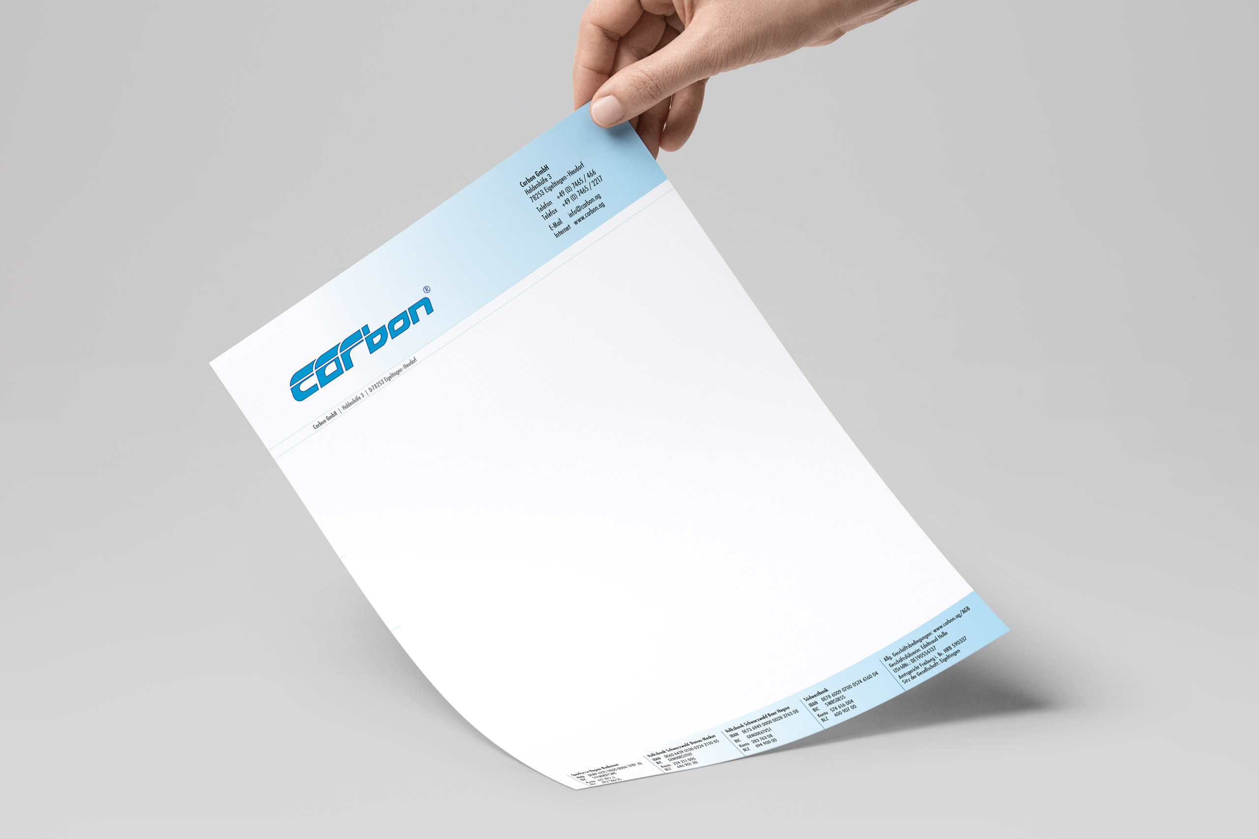 Carbon Briefpapier